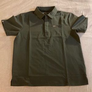 Figs Lima polo scrub top.